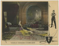 8r185 ROBIN HOOD LC 1922 great image of Douglas Fairbanks laying on Enid Bennett in palace!