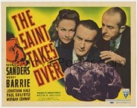 8r116 SAINT TAKES OVER TC 1940 George Sanders must save inspector Jonathan Hale from being framed!