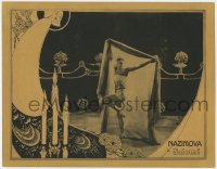 8r187 SALOME LC 1922 wonderful image of sexy Nazimova, great Aubrey Beardsley border art, rare!