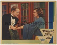 8r190 SERVICE FOR LADIES LC 1932 Leslie Howard grabs Benita Hume's hand, Reserved for Ladies, rare!