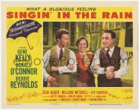 8r195 SINGIN' IN THE RAIN LC #2 1952 Gene Kelly, Donald O'Connor & Debbie Reynolds arm-in-arm!