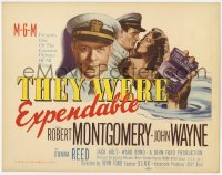 8r122 THEY WERE EXPENDABLE TC 1945 John Wayne, Robert Montgomery, pretty Donna Reed, John Ford