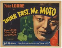 8r124 THINK FAST MR. MOTO TC 1937 Asian detective Peter Lorre, first in the series, ultra rare!