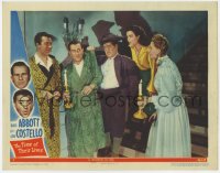 8r011 TIME OF THEIR LIVES LC #7 1946 Reynolds watches ghost Lou Costello grabbing Bud Abbott!