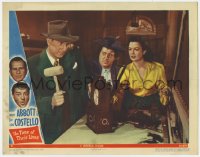 8r010 TIME OF THEIR LIVES LC #8 1946 Lou Costello & Reynolds watch Bud Abbott smash clock w/letter!