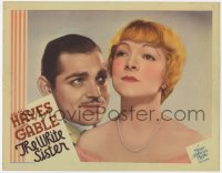 8r208 WHITE SISTER LC 1933 best close portrait of Clark Gable & Helen Hayes, who becomes a nun!