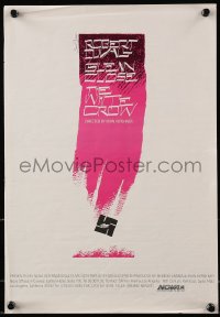 8r060 WHITE CROW trade ad 1988 Saul Bass art for unfinished Eichmann post-Holocaust movie, rare!