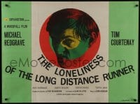 8s216 LONELINESS OF THE LONG DISTANCE RUNNER British quad 1962 Courtenay, Tony Richardson, rare!