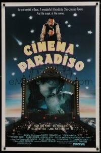 8s130 CINEMA PARADISO 1sh 1990 Nuovo Cinema Paradiso, Giuseppe Tornatore, Philippe Noiret!