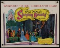 8s019 SLEEPING BEAUTY 1/2sh 1959 Walt Disney cartoon fairy tale fantasy classic, colorful image!