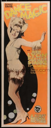8s022 DANCE MAGIC insert 1927 full-length image of sexy Pauline Starke, guilty of dirty dancing!
