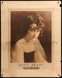 8s029 ALICE BRADY personality poster 1910s great portrait of the pretty Select Pictures actress!