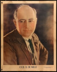 8s038 CECIL B. DEMILLE personality poster 1920s great younger portrait when he was at PDC!