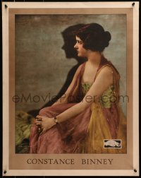 8s042 CONSTANCE BINNEY personality poster 1920s profile portrait of the beautiful Realart actress!