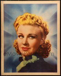8s054 GINGER ROGERS personality poster 1937 great portrait of the Hollywood RKO dancing legend!