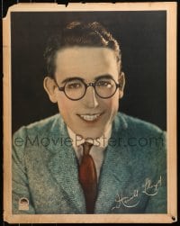 8s059 HAROLD LLOYD personality poster 1920s c/u of the great comedian with trademark glasses!