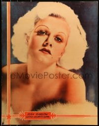 8s066 JEAN HARLOW personality poster 1930s super sexy portrait of the legendary platinum blonde!
