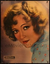 8s094 MARION DAVIES personality poster 1930s the MGM leading lady in floral print blouse!