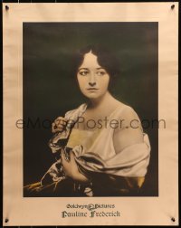 8s106 PAULINE FREDERICK personality poster 1920s close portrait of the Goldwyn Pictures actress!