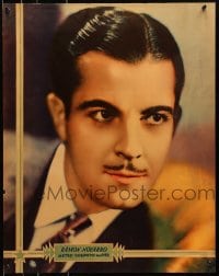 8s108 RAMON NOVARRO personality poster 1930s great portrait of the MGM leading man with mustache!