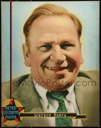 8s122 WALLACE BEERY personality poster 1930s the MGM leading man smiling & showing his teeth!