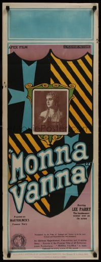 8t048 MONNA VANNA long Aust daybill 1923 adaptation of Rachmaninoff opera & Maeterlinck play!