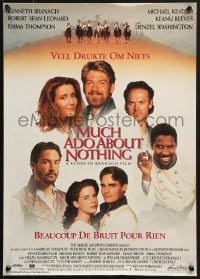 8t435 MUCH ADO ABOUT NOTHING Belgian 1993 Kenneth Branagh, Michael Keaton & Keanu Reeves!