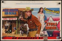 8t448 RIDE A CROOKED TRAIL Belgian 1958 cowboy Audie Murphy faces a killer mob & a fear-crazed town!