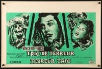 8t478 TWICE TOLD TALES Belgian 1963 Vincent Price, Nathaniel Hawthorne, a trio of unholy horror!