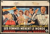 8t482 WOMAN'S WORLD Belgian 1954 June Allyson, Clifton Webb, Van Heflin, Lauren Bacall, MacMurray!