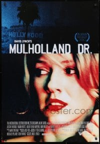 8t028 MULHOLLAND DR. Canadian 1sh 2001 David Lynch, close up of sexy Naomi Watts on phone!
