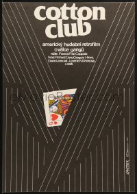 8t169 COTTON CLUB Czech 11x16 1984 directed by Francis Ford Coppola, Richard Gere, Jan Weber art!