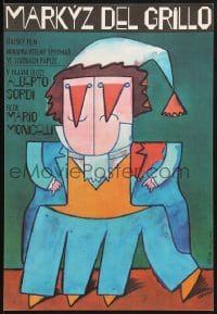 8t178 MARQUIS OF GRILLO Czech 11x16 1985 Alberto Sordi, Caroline Berg, bizarre Vaca art!