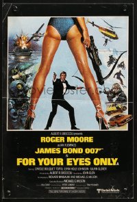 8t230 FOR YOUR EYES ONLY English 10x15 1981 no one comes close to Roger Moore as super spy James Bond 007!