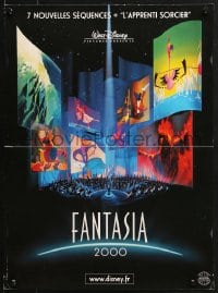 8t263 FANTASIA 2000 French 16x22 1999 Walt Disney cartoon set to classical music, different!