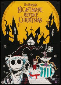 8t094 NIGHTMARE BEFORE CHRISTMAS German 1994 Tim Burton, Disney, different horror cartoon art!