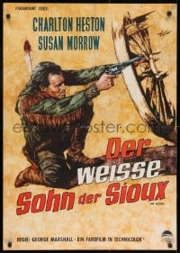 8t098 SAVAGE German 1953 Susan Morrow, Goetze art of Native American Charlton Heston!