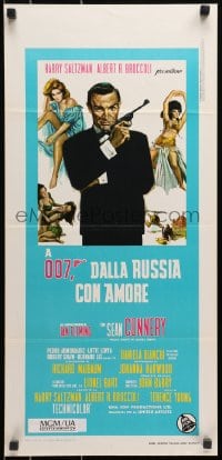 8t627 FROM RUSSIA WITH LOVE Italian locandina R1970s Sean Connery is Ian Fleming's James Bond!