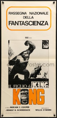8t668 SON OF KONG Italian locandina R1976 completely different art of the giant ape on rampage!