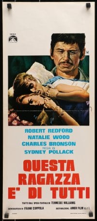 8t672 THIS PROPERTY IS CONDEMNED Italian locandina R1970s Natalie Wood & Robert Redford by Aller!