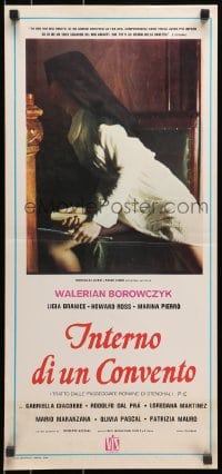 8t678 WITHIN A CLOISTER Italian locandina 1978 Borowczyk's Interno di un convento, nunsploitation!
