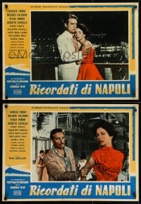 8t709 RICORDATI DI NAPOLI group of 12 Italian 19x27 pbustas 1958 Aurelio Fierro, Dolores Palumbo!