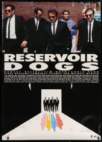 8t828 RESERVOIR DOGS Japanese 29x41 1993 Quentin Tarantino, Harvey Keitel, Steve Buscemi, Penn!