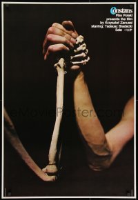 8t500 CONSTANT FACTOR export Polish 26x38 1980 Freudenreich image of arm wrestling with skeleton!