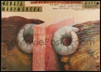 8t536 MARYMONT RHAPSODY Polish 26x36 1988 Jerzy Ridan's Sonata marymoncka, Miroslaw Gara artwork!