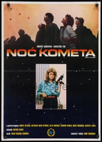 8t009 NIGHT OF THE COMET Yugoslavian 20x28 1984 it was the last thing on Earth they ever expected!
