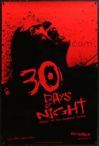 8w014 30 DAYS OF NIGHT teaser DS 1sh 2009 Josh Hartnett & Melissa George fight vampires in Alaska!