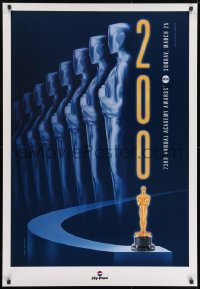 8w004 73RD ANNUAL ACADEMY AWARDS heavy stock 1sh 2001 design & image of Oscar, The Joy of Pepsi!