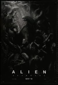 8w037 ALIEN COVENANT style C teaser DS 1sh 2017 Ridley Scott, Fassbender, incredible sci-fi image!