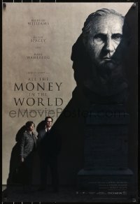 8w040 ALL THE MONEY IN THE WORLD recalled teaser DS 1sh 2017 Ridley Scott, Kevin Spacey credited!